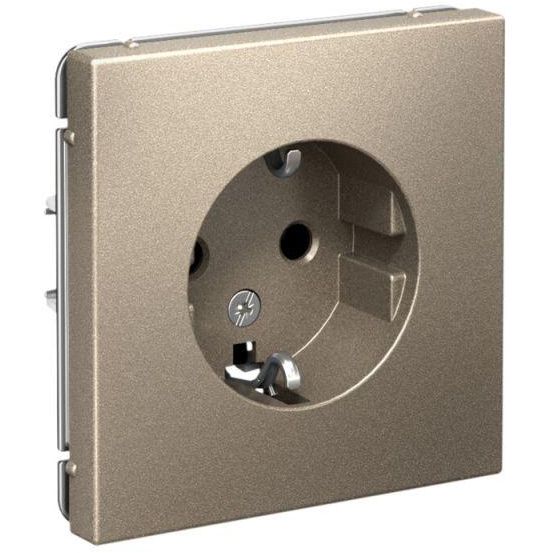 Розетка ArtGallery 16А с заземл. механизм шампань SE GAL000543