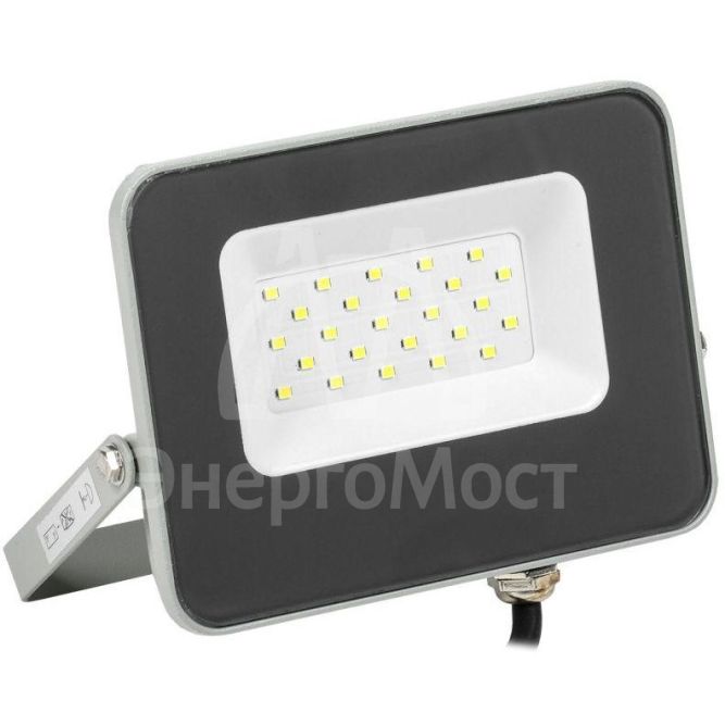 Прожектор СДО 07-20 LED 20Вт IP65 6500К сер. IEK LPDO701-20-K03