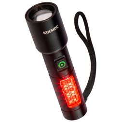 Фонарь ручной аккум. 10Вт LaserLED/широк.cвет/Li-ion 1200мА.ч алюм. КОСМОС (KOC134Lit)