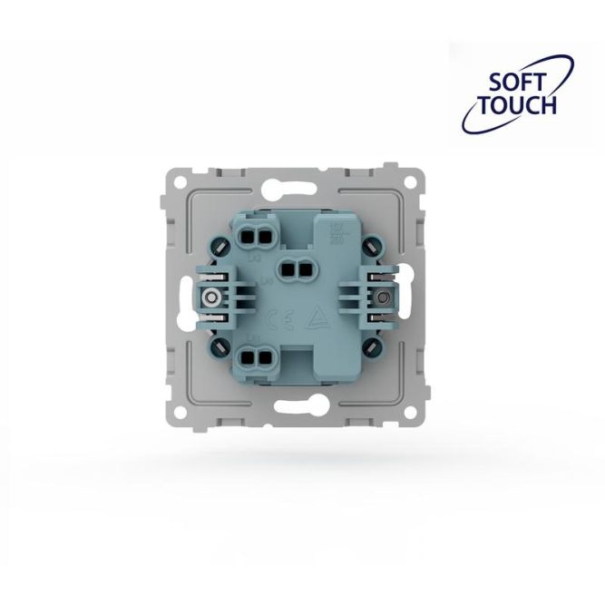 Переключатель 1-кл. СП Pixel IP44 механизм карбон TOKOV ELECTRIC TKE-PX-P1-C14-IP44