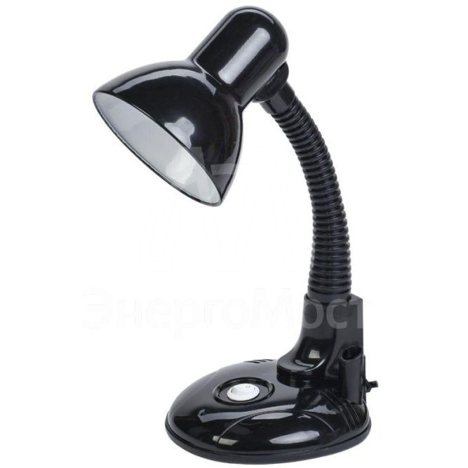 Светильник настольный 1005 с кармашком Е27 черн. IEK LNNL5-1005-2-VV-40-K02