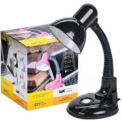 Светильник настольный 1005 с кармашком Е27 черн. IEK LNNL5-1005-2-VV-40-K02