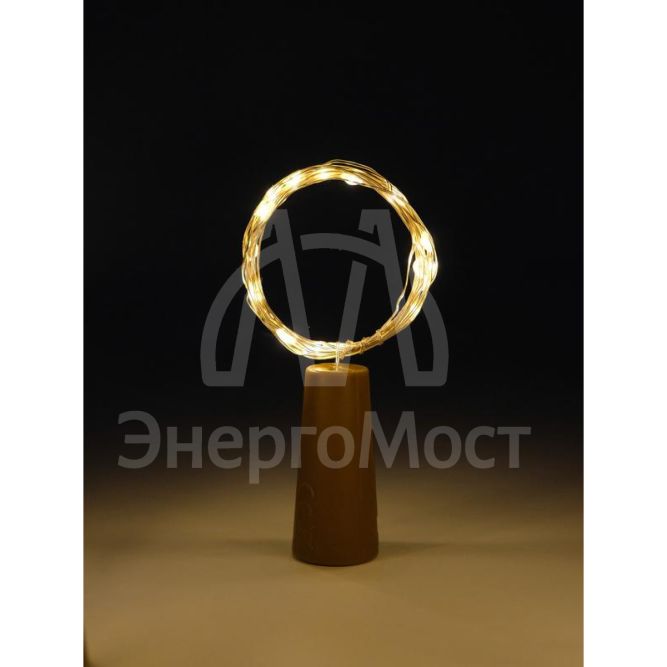 Гирлянда &amp;quot;Пробки&amp;quot; DC-G04-20YS2 20 LED 3х(LR44/LR1154/AG13/G13) в компл. желт. (уп.2шт) ФАZА 5059672