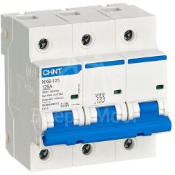 Выключатель автоматический модульный 3п C 63А 10кА NXB-125 (R) CHINT 816137