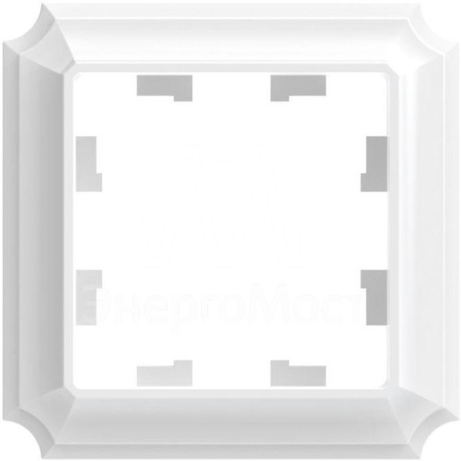 Рамка 1-пост. AtlasDesign Antique бел. SE ATN100101