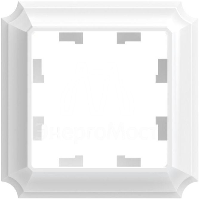 Рамка 1-пост. AtlasDesign Antique бел. SE ATN100101