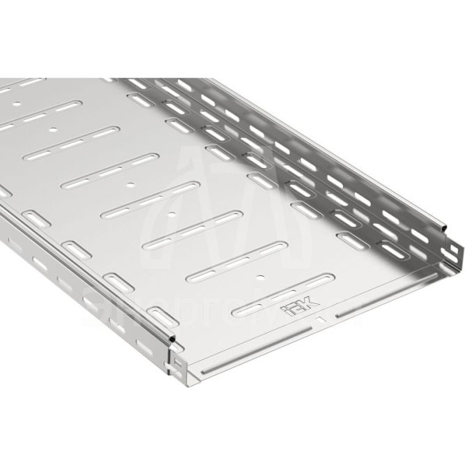 Лоток листовой перфорир. 500х50 L2000 сталь 1.2мм оцинк. IEK CLP10-050-500-2