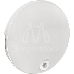 Светильник светодиодный ЖКХ круг ДПО-2200 12Вт 6500К IP65 с инфракрасным датчиком движения PROxima EKF BKL-2200DI-R-12-6500