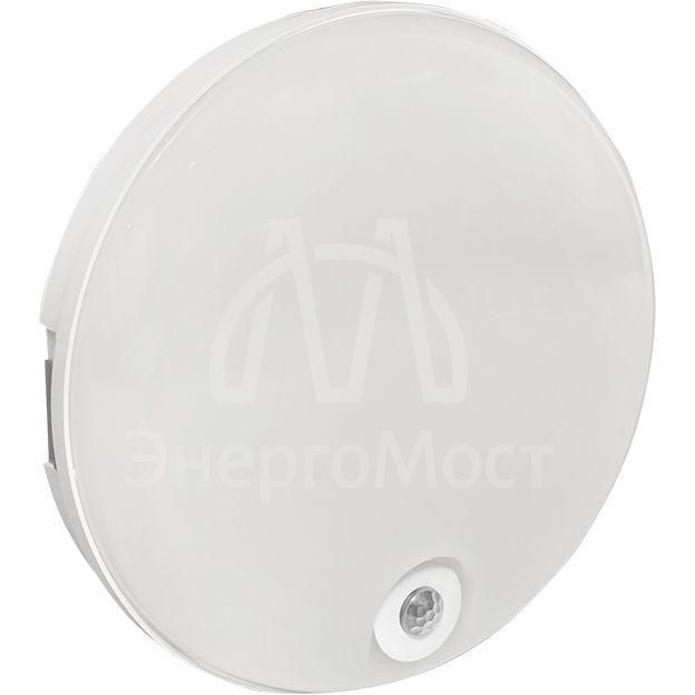 Светильник светодиодный ЖКХ круг ДПО-2200 12Вт 6500К IP65 с инфракрасным датчиком движения PROxima EKF BKL-2200DI-R-12-6500