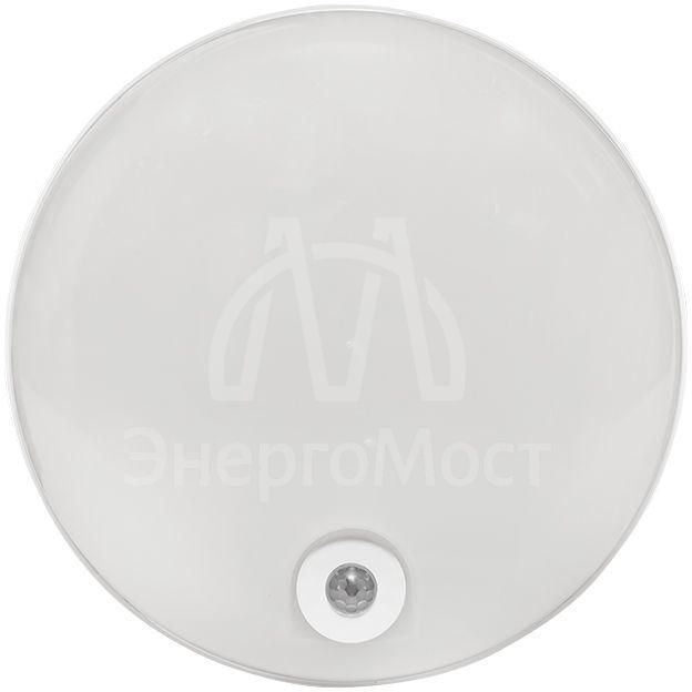 Светильник светодиодный ЖКХ круг ДПО-2200 12Вт 6500К IP65 с инфракрасным датчиком движения PROxima EKF BKL-2200DI-R-12-6500