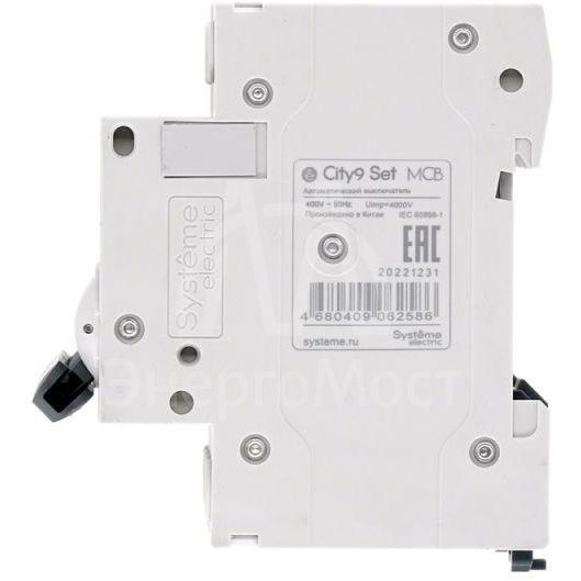 Выключатель автоматический (АВ) С 16А 4P 4.5кА 400В City9 Set SE C9F34416