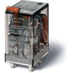 Реле миниатюрное 2CO 10А кат. 230В AC RTI FINDER 553282300000