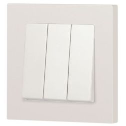Выключатель 3-кл. СП Accent 6-106-06 10А IP20 250В AL/CU перламутр. Intro Б0063542