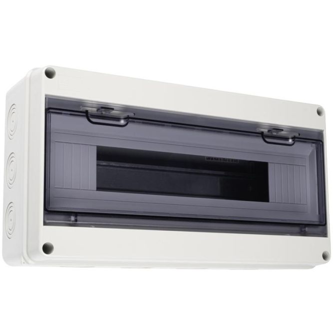 Бокс модульный накладной PDB/W 4018 GR (ЩРН-ПГ-18) IP65 пластик. Pro JazzWay 5072121
