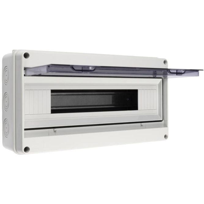 Бокс модульный накладной PDB/W 4018 GR (ЩРН-ПГ-18) IP65 пластик. Pro JazzWay 5072121