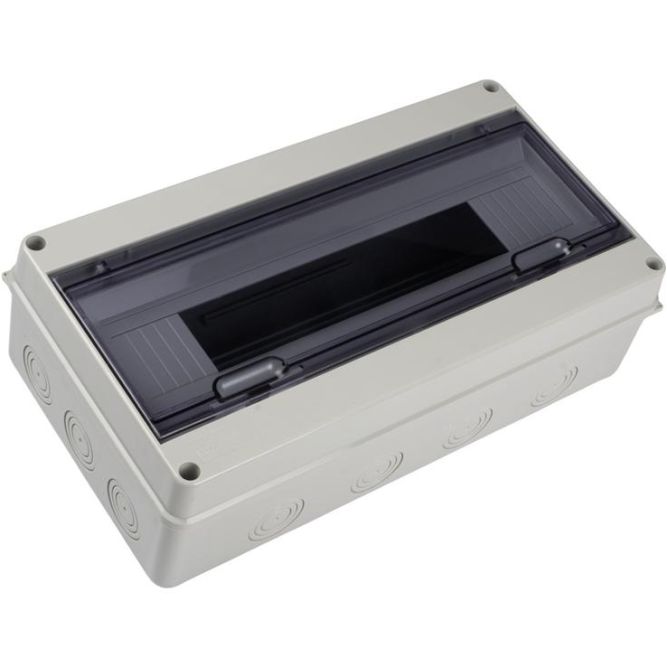 Бокс модульный накладной PDB/W 4018 GR (ЩРН-ПГ-18) IP65 пластик. Pro JazzWay 5072121
