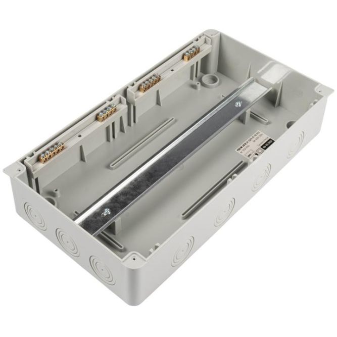 Бокс модульный накладной PDB/W 4018 GR (ЩРН-ПГ-18) IP65 пластик. Pro JazzWay 5072121
