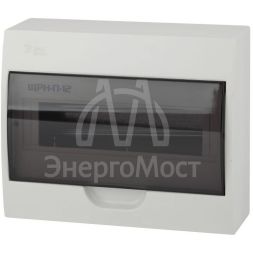 Бокс ЩРН-П-12 мод. навесной пластик IP41 SIMPLE NO-box_simple-plastic_12_surface ЭРА Б0041525