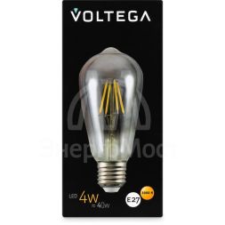 Лампа светодиодная Loft Led ST64 4Вт 3000К E27 Voltega 8512