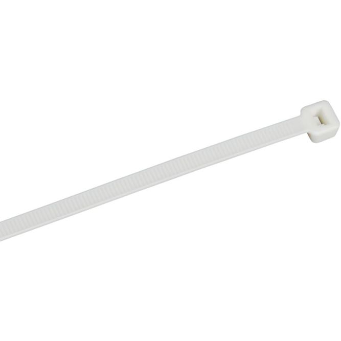 Хомут 4.8х200мм P6.6 самозатухающий бел. (уп.100шт) IEK UHH90-D048-200-100-K01