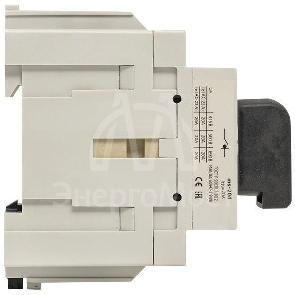 Рубильник мод. 3п MS-20A на DIN-рейку EKF ms-20d