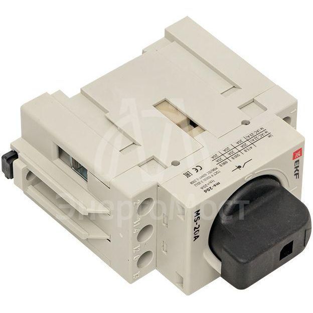 Рубильник мод. 3п MS-20A на DIN-рейку EKF ms-20d