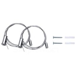 Комплект подвесов PSO-02 S-2x1.0м (стальной трос-2шт саморезы-2шт дюбель-2шт) Pro+ JazzWay 5059207