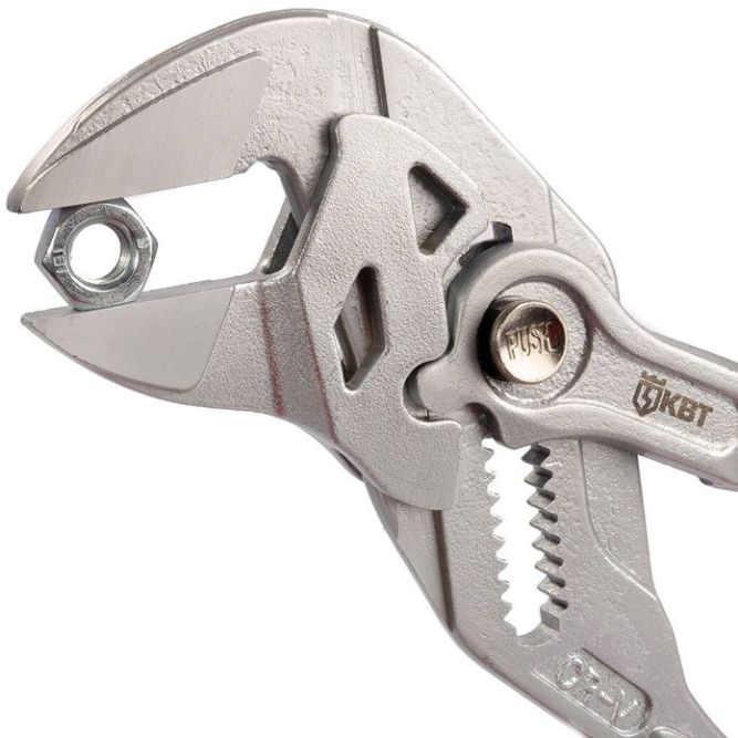 Клещи переставные-гаечный ключ "Профи" 260мм КВТ 81770