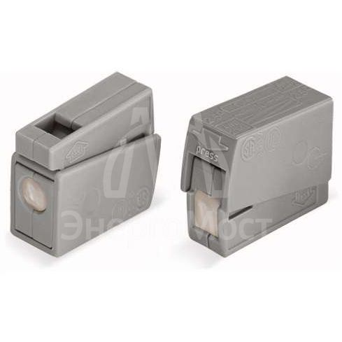 Клемма 1х(0.5-2.5кв.мм) для светильников с пастой сер. WAGO 224-111