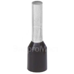 Наконечник-гильза с изолирован. фланцем для жилы 1.5кв.мм длина контактн. части 18мм черн. DKC IF1.5-18BK