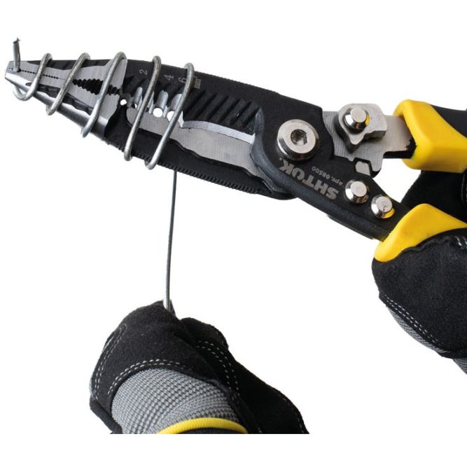 Клещи электромонтажные многофункциональные 6-в-1 210мм (08500) SHTOK 376308