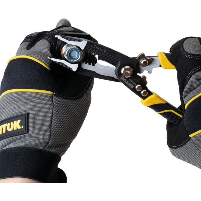 Клещи электромонтажные многофункциональные 6-в-1 210мм (08500) SHTOK 376308