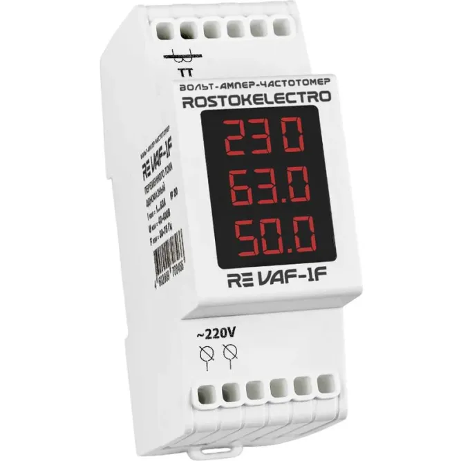 Вольт-ампер-частотомер переменного тока RE VAF-1F