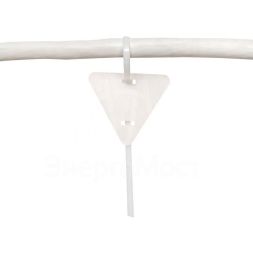 Бирка кабельная маркировочная У-136 (треугольник) (уп.100шт) EKF mt-136-t