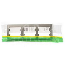 Рамка 3-м Glossa горизонт. титан SchE GSL000403