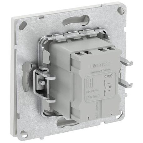 Выключатель 1-кл. KANT с подсветкой бел. песок DKC 7010133