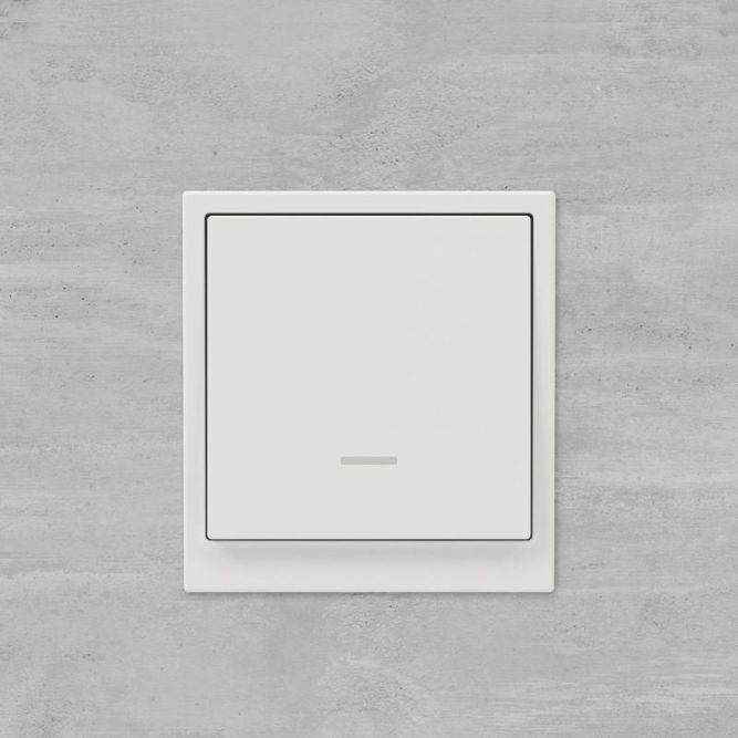 Выключатель 1-кл. KANT с подсветкой бел. песок DKC 7010133