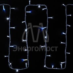 Гирлянда модульная &amp;quot;Дюраплей LED&amp;quot; 20м 200LED мерцающий &amp;quot;Flashing&amp;quot; (каждый 5-й диод) бел. провод бел. каучук Neon-Night 315-185