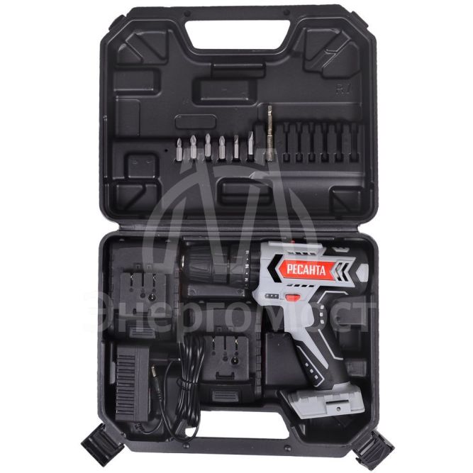 Дрель-шуруповерт аккумуляторная Ресанта ДА-18-2ЛК-У