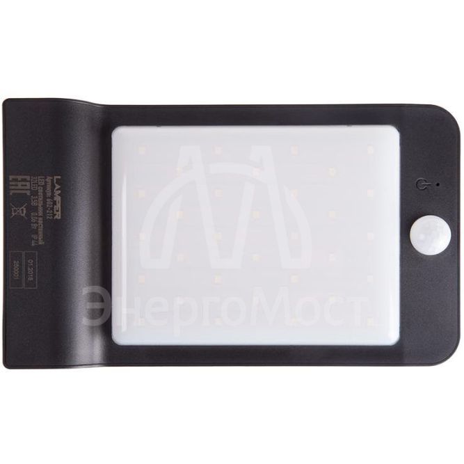 Светильник светодиодный настенный 32LED 200лм с датчиком движения и освещенности (фотореле) солнечная батарея Lamper 602-212