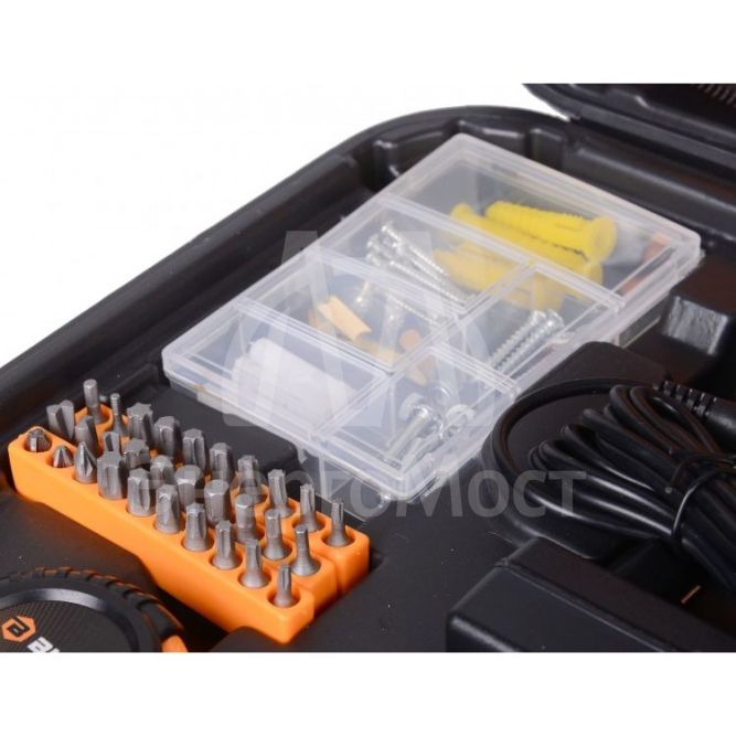 Дрель-шуруповерт Вихрь ДА-12Л-2КН с набором инструментов