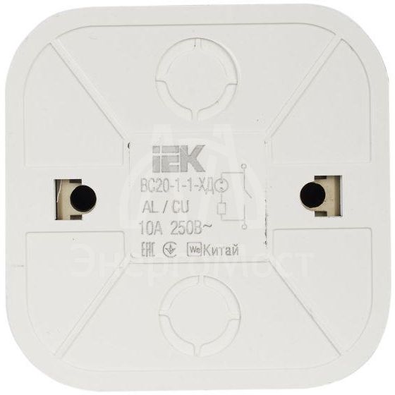 Выключатель 1-кл. ОП GLORY 10А ВС20-1-1-ХД с индикацией дуб IEK EVH11-K24-10