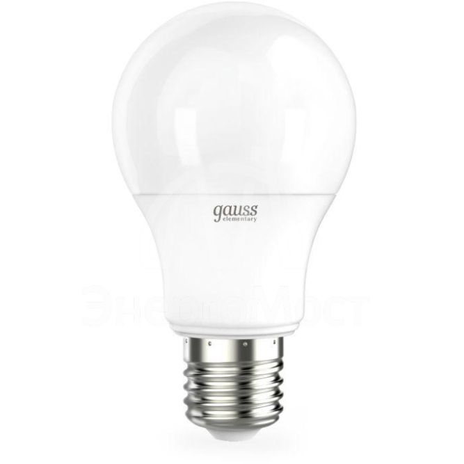 Лампа светодиодная Elementary A60 12Вт E27 6500К Gauss 23232
