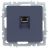 Розетка компьютерная СП RJ45 кат.5E BRITE РК10-БрМ маренго IEK BR-K10-1-K35