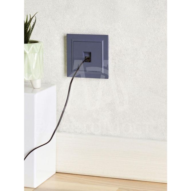 Розетка компьютерная СП RJ45 кат.5E BRITE РК10-БрМ маренго IEK BR-K10-1-K35