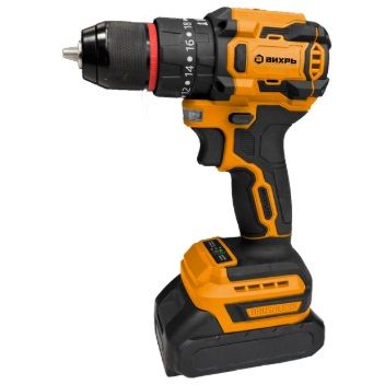 Дрель-шуруповерт аккумуляторная Вихрь ДА-20Л-2К/ЛБ (для ледобура, бесщеточный двигатель)