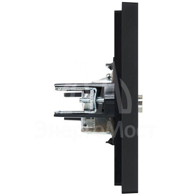 Розетка TV оконечная FORTE&amp;amp;PIANO FP128 черн. IEK FP-A10-O-K02