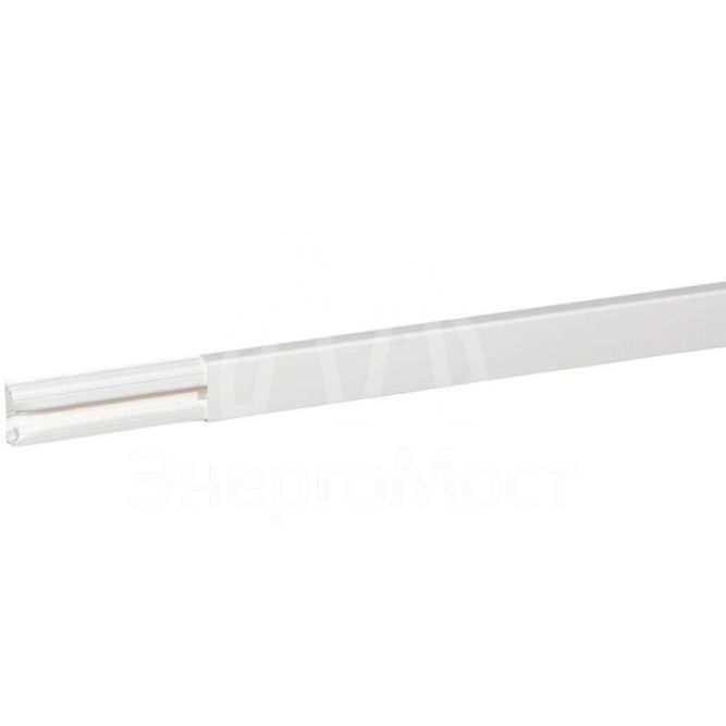 Кабель-канал 1-секц. 32х12.5 L2100 пластик DLPlus без перегородки бел. Leg 030015