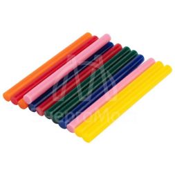 Стержень клеевой d7.4мм L100мм разноцв. (уп.12шт) Rexant 09-1020