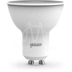 Лампа светодиодная Black 9Вт MR16 софит 3000К тепл. бел. GU10 830лм GAUSS 101506109